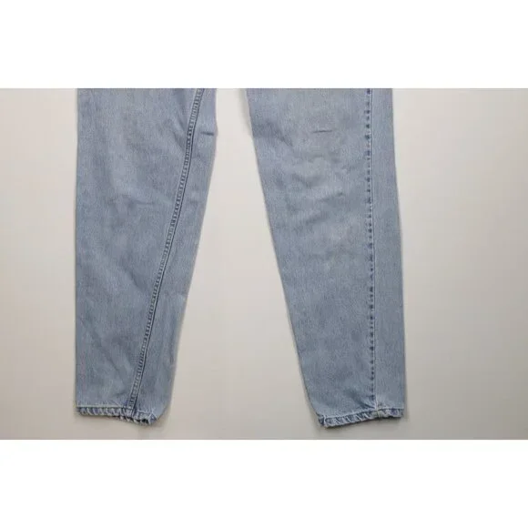 Vintage 90s Levis 550 Womens 16 Distressed Relaxed Fit Tapered Leg Denim Jeans - Picture 4 of 14